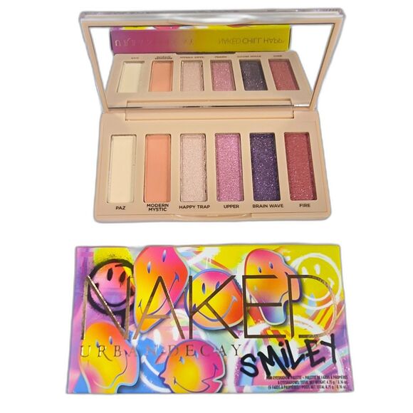 Urban Decay Naked Eye Shadow Palette - Smiley Chill Happy - 6 Colors - Picture 1 of 9